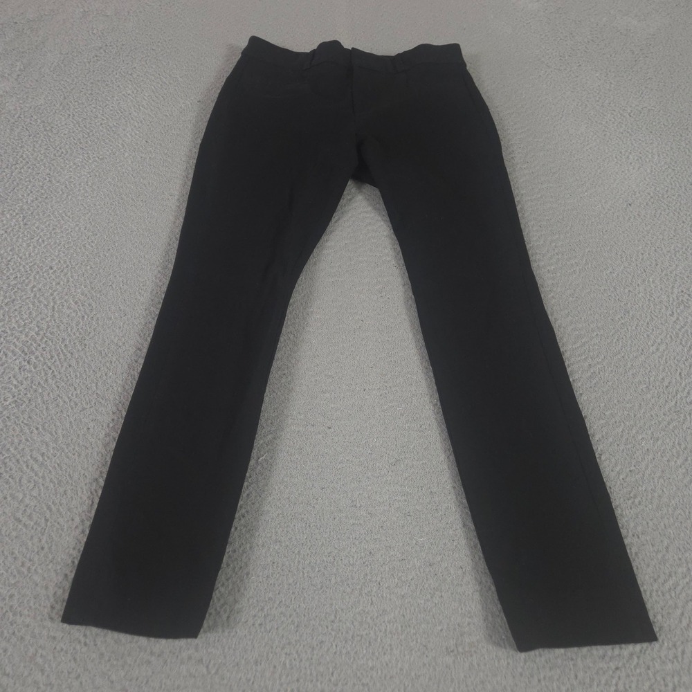 Banana Republic Pants Womens 0 Black Sloan Curvy Slim Leg Stretch Workwear Chic
